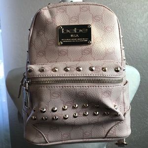 💥 ON HOLD💥 Bebe Jett Monogram Stud Mini Backpack